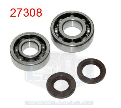 Vevaxel / ramlager enoveringssats Kymco/China/Gy6