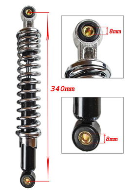 Schokbrekers 340mm 8mm gat ( Simson S51)