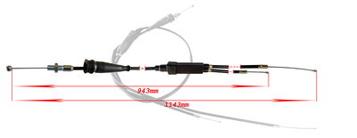 Gaskabel Suzuki TS50X
