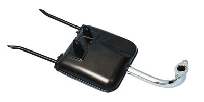 Uitlaat Puch MV / MS50 pot compleet