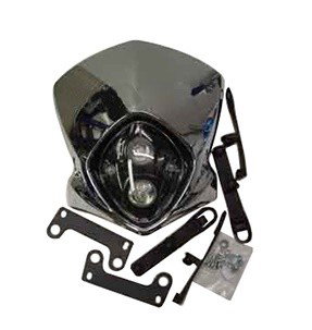 Framljus Kåpa+Lampa Universal Dubbel Krom