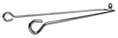 Skärmstag 245 mm totallängd blankt