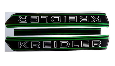 Dekal sats Kreidler tank grön