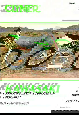 CLYMER Werkplaatshandboek Kawasaki KX80 / KX85 / KX100 1991–2003