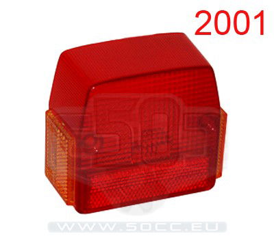 Achterlicht glas Puch Macho/Peugeot 103 n m