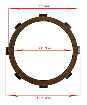 Kopplingslameller sats Yamaha DT / RD / FS1 Newfren