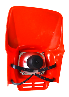 Koplamp enduro kompleet met kap universeel rood