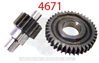 Tandwielset Minarelli 17/40 (F10) Olympi