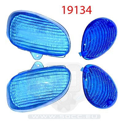 Knipperlicht glas Set Yamaha Neos Blauw