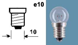 Lamp E10  6V 3W