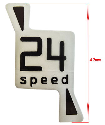 Dekal Rex 24 Speed svart
