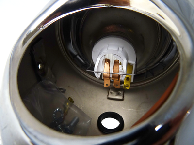 Framljus universal modell Bullet 130mm krom