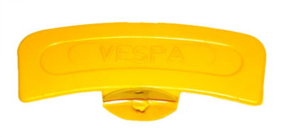 Gele Plaat Vespa Boutjes Naast Elkaar