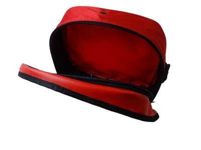 Endurotas voor bagagedrager – Rood met zwarte randen Famsa