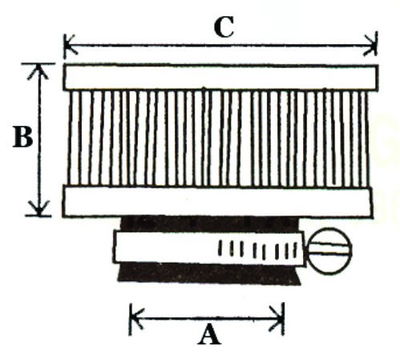 Powerfilter / sport luftfilter 52mm