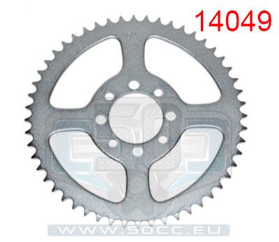 Bakdrev 52 T. Kawasaki AR50/80/Suzuki AC/AP/K/TS50