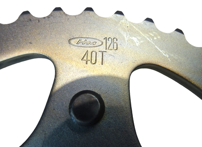 Achtertandwiel 40t Honda CB50 / SS0 / Q50 / Dax CT50 / ZB 50 / PBR 50