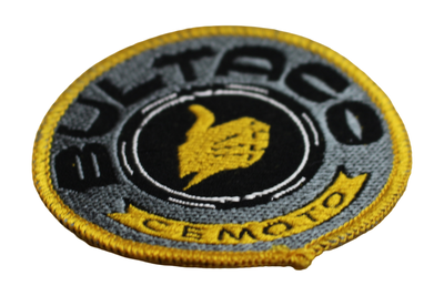 Tygmärke – Bultaco – Runt – Gult