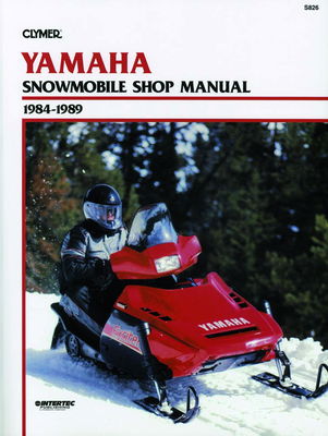 Clymer Yamaha Snowmobile 84–89 – PZ480 & EX570 – Snöskoter-handbok