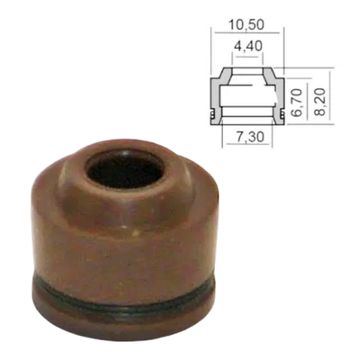 Ventil seal / packbox Aprilia / GY6 / Honda / Kymco / Peugeot