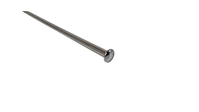 Kromade Ekrar med Nipplar (20 st) – 4,0 x 150 mm (Rak nippel)