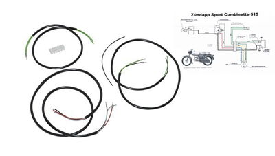 Kabelboom Zundapp 510 / 515 Combinette