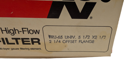 K&N FILTER,57mm,140x63mm,OFSET