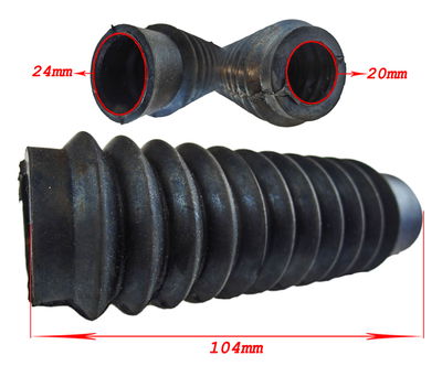 Framgaffelbälg styckvis Jawa 210