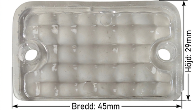 Reservglas (Klart/Vitt) - QUEEN MARKER LIGHT