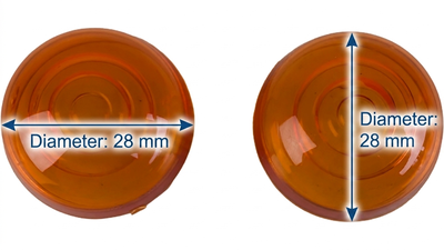 Reservglas (Gult) - Bullet Slim (2-pack)