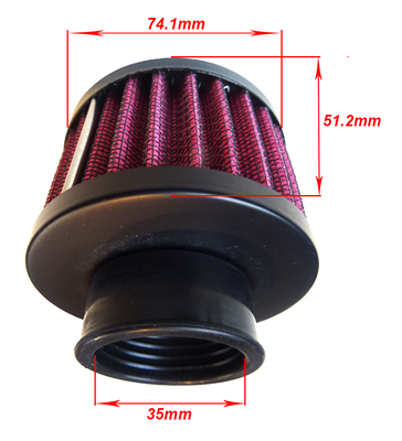 Stylepro Sportluftfilter 55 mm anslutning