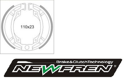 Bromsbackar Hyosung SF50/TGB/Suzuki/PGO/SYM Newfren