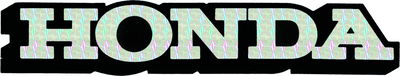 SPECTRA-sticker Honda recht zwart met reflecterend effect, 21,5×4 cm
