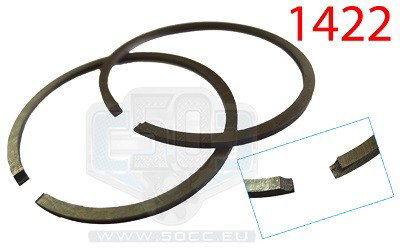 Kolvringsats Puch 50cc 43.5mm x 1.5C