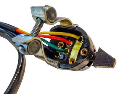 Omkopplare hel / halv / av / signal med sladd