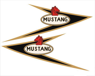 Tankdekalsats Mustang