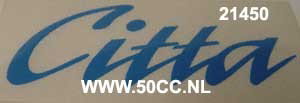 St Gilera Citta Woord Blauw