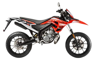 Buddydek Aprilia / Derbi / Gilera svart / carbon look