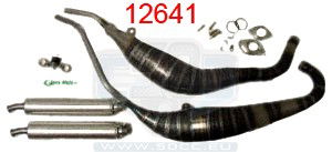 Avgassystem sats Aprilia RS250 Jollymoto alu.