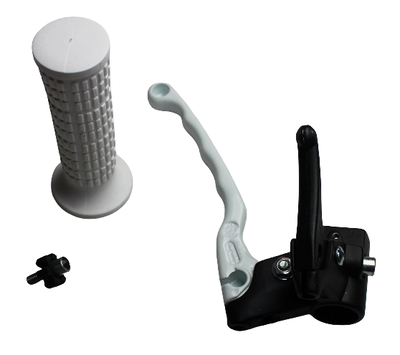 Handel links Vespa Ciao/Gilera Wit Metaal