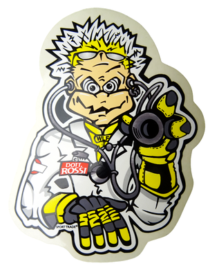 Dekal Doctor Rossi Valentink Stor