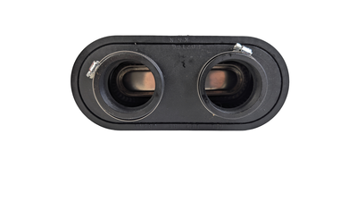 K&N FILTER,OVALT 2-1,52mm,krom