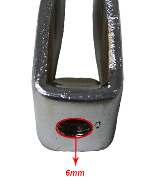 Kettingspanner achterwiel rechts – Suzuki T125-2 (1970–1971) – Origineel onderdeel