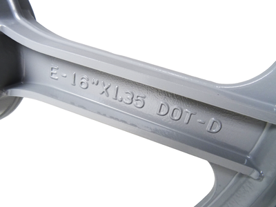 Hjul sats Piaggio Bravo / Ciao / Si /m.fl. 16x1.35 grå