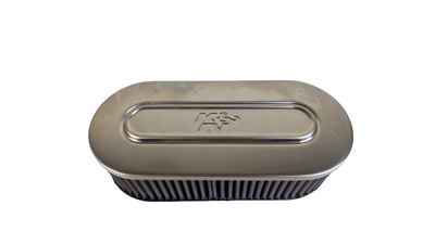 K&N FILTER,OVALT 2-1,52mm,krom
