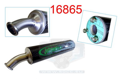 Ljuddämpare 24X170 Carbon Jolly Moto