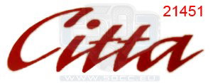 St Gilera Citta Woord Rood