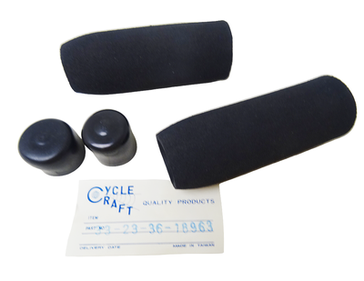 Cellgummihandtag sats svart 24/24 ( mjuk )