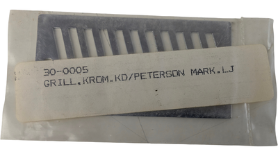 GRILL, KROM. KD/PETERSON 80x40mm