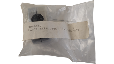 FÄSTE MARK.LJUS 16mm RÖR.Krom